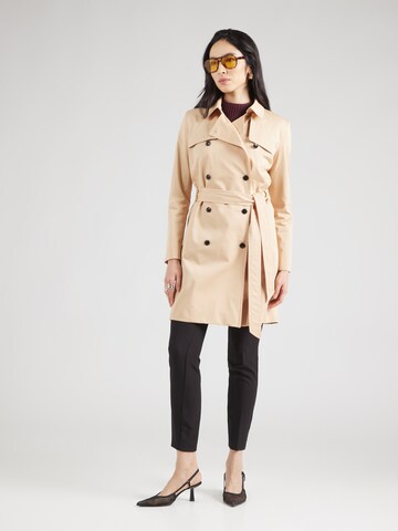 HUGO Tussenmantel 'Makares-1' in Beige: voorkant