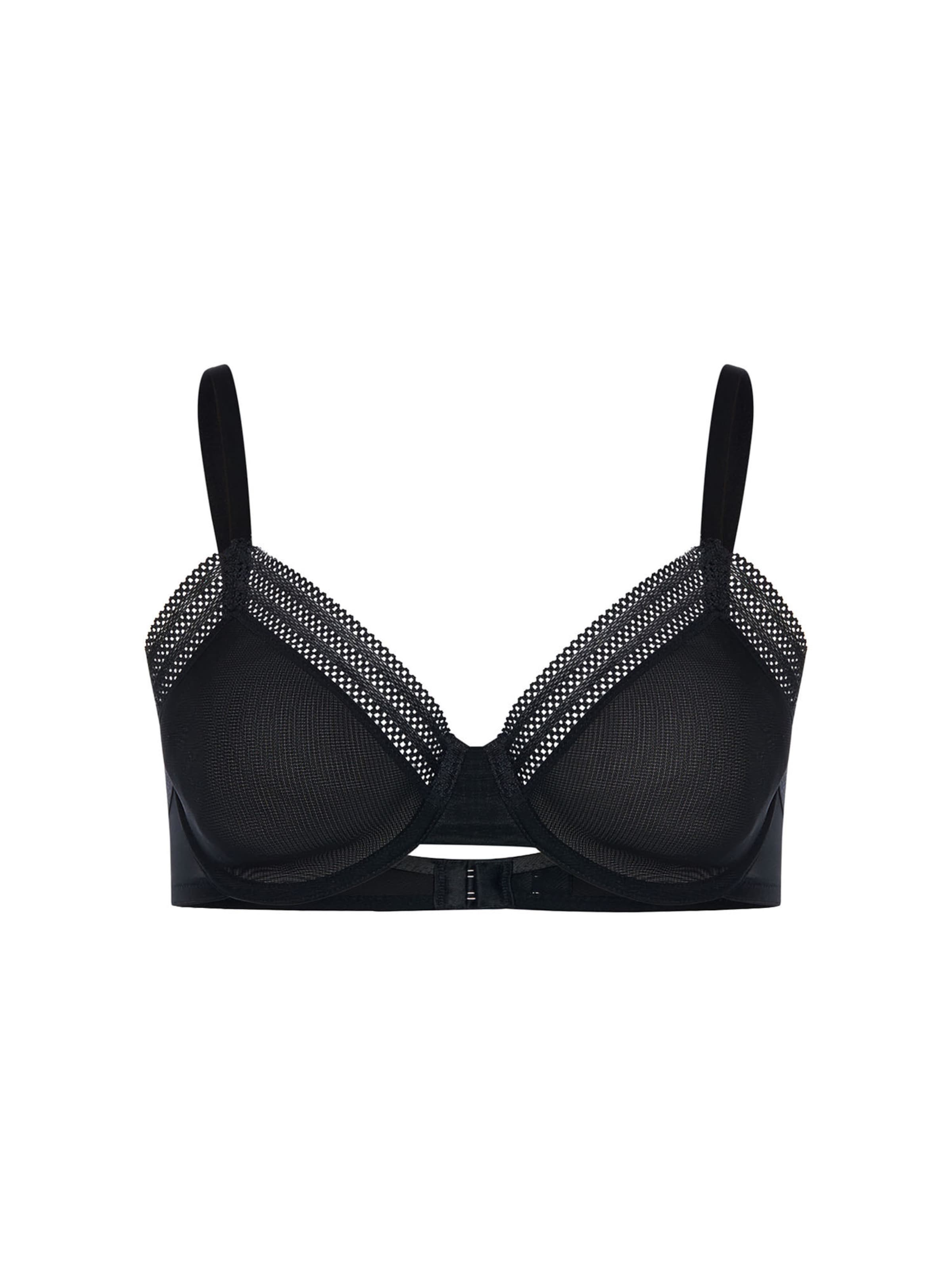 Invisible Soutien-gorge ' Orea ' Hanro en noir : devant