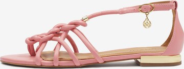 Kazar Sandalen met riem in Roze: voorkant