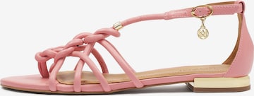 Sandalo con cinturino di Kazar in rosa: frontale