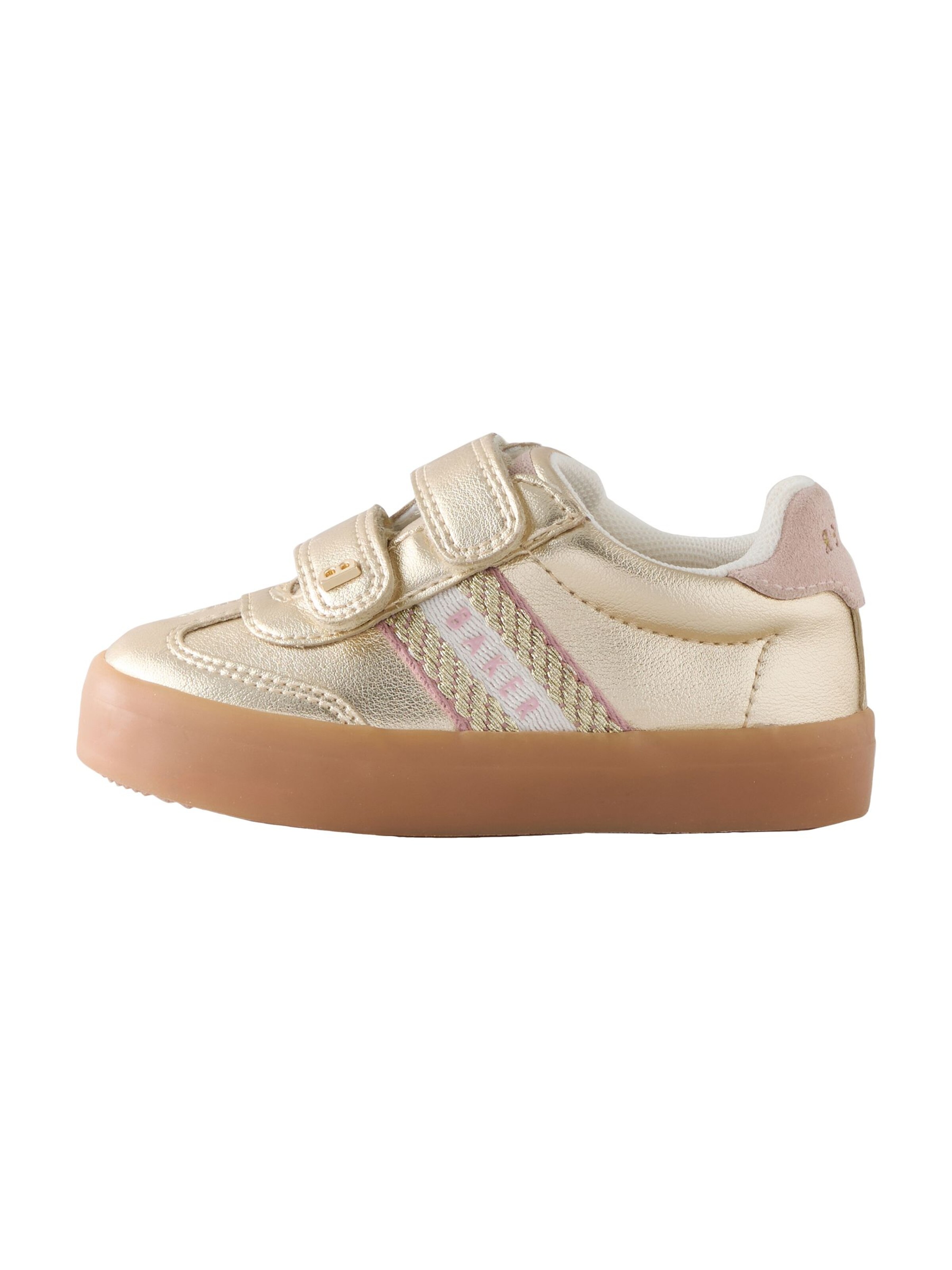 Sneaker di Baker by Ted Baker in oro: frontale