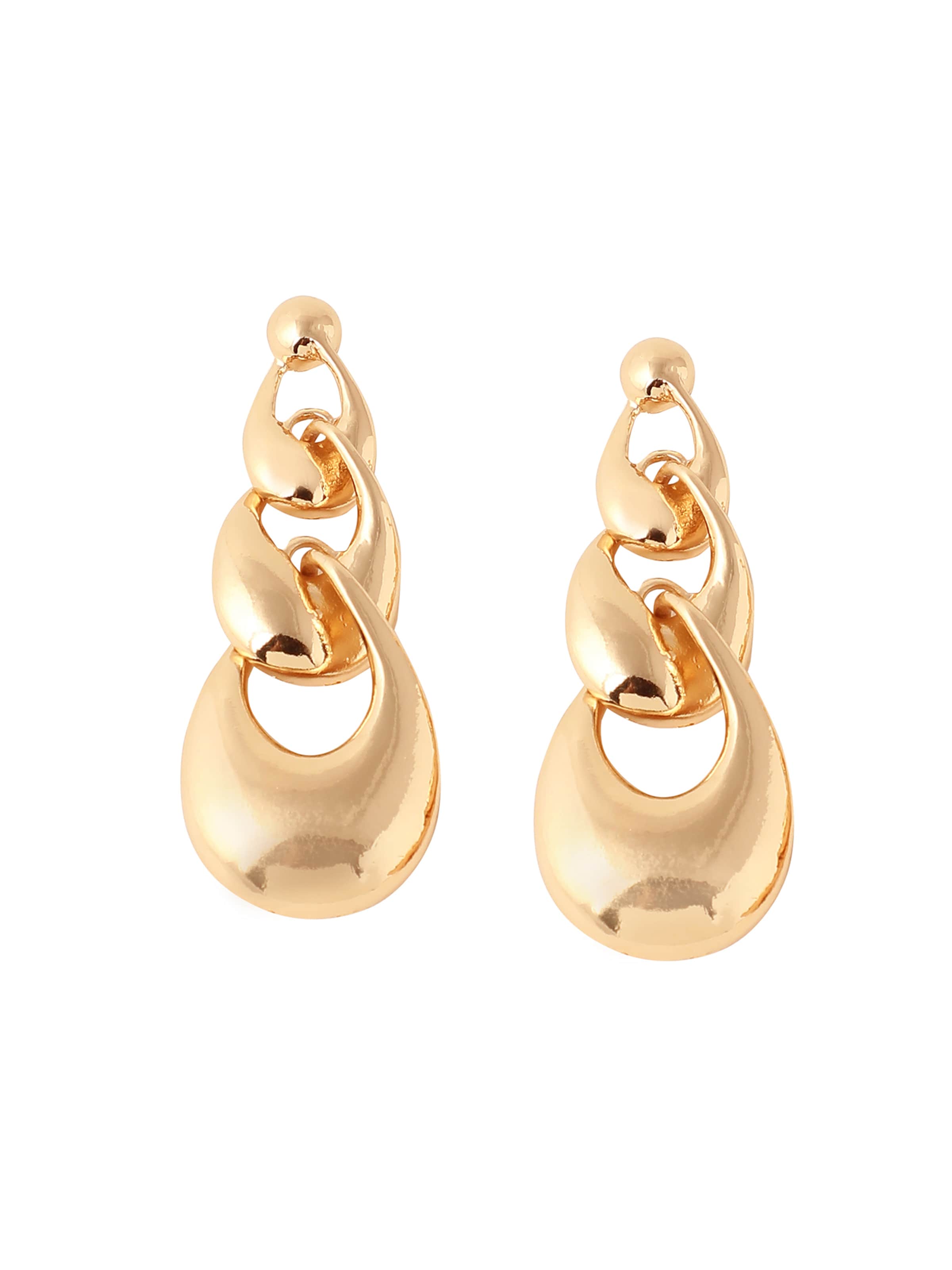 SOHI - Brincos 'Ashtha' em ouro: frente