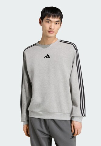ADIDAS SPORTSWEAR - Sweatshirt de desporto 'Essentials' em cinzento: frente