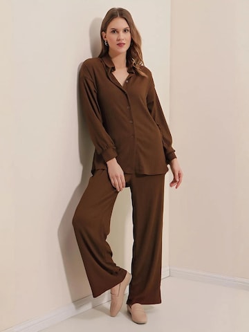 Completo pantalone di Bigdart in marrone: frontale