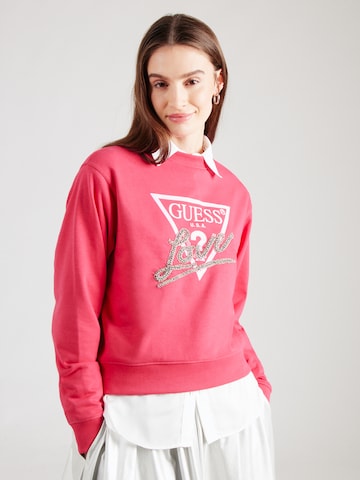 GUESS Sweatshirt in Rot: Vorderseite