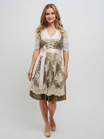 Hofglanz Dirndl in Grün: Vorderseite