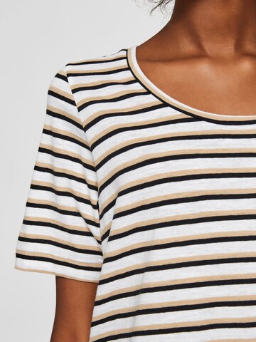 SELECTED FEMME T-shirt 'Hannah' i vit