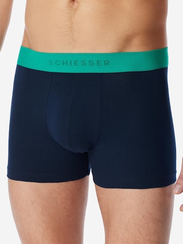 SCHIESSER Boxer shorts '95/5 Cotton' in Blue