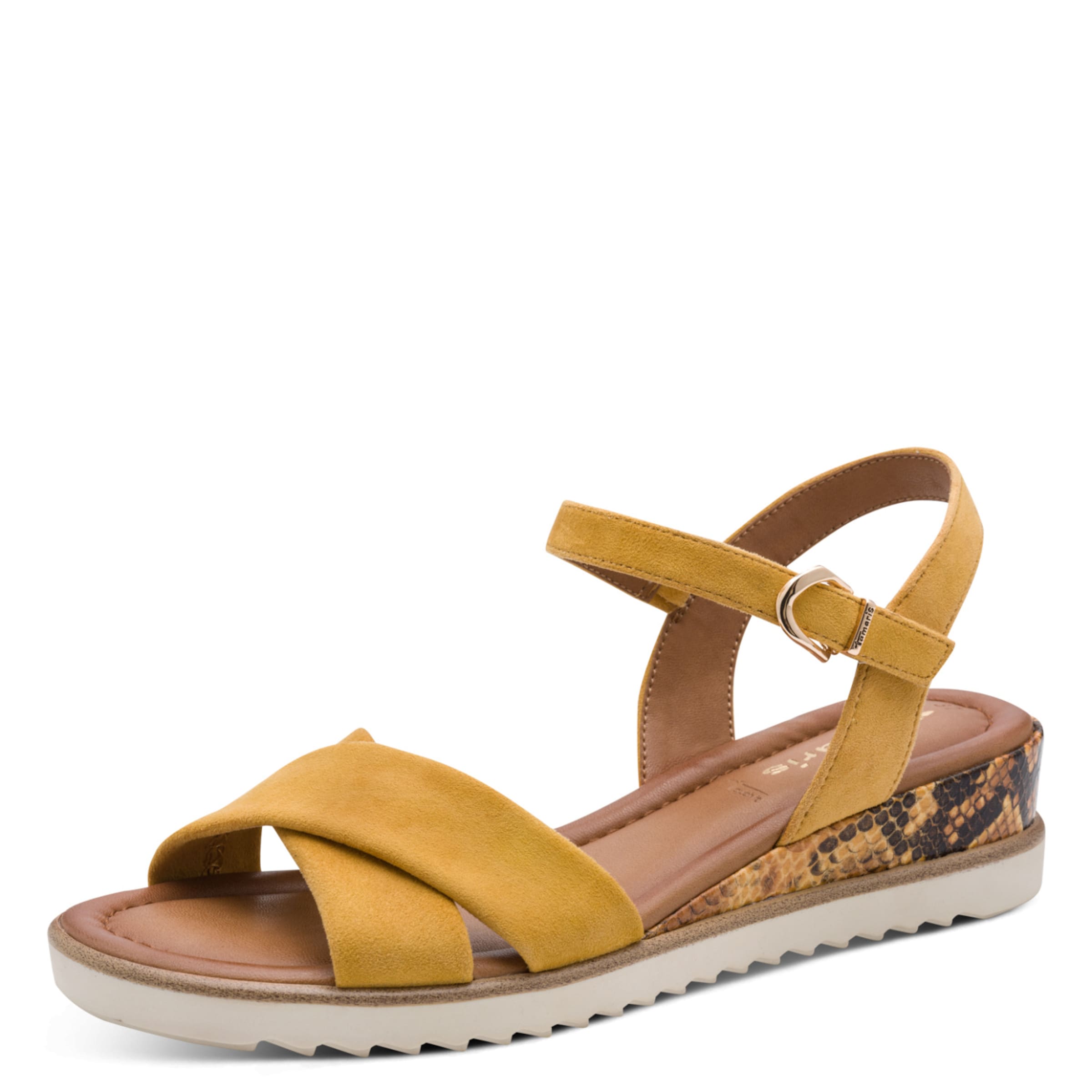 Tamaris Sandals in Yellow: front