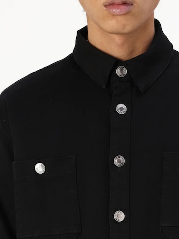 Denim Project Regular Fit Skjorte ' DPLoose ' i sort