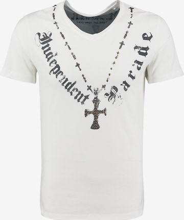 Key Largo Paita 'Independent' värissä valkoinen: etupuoli