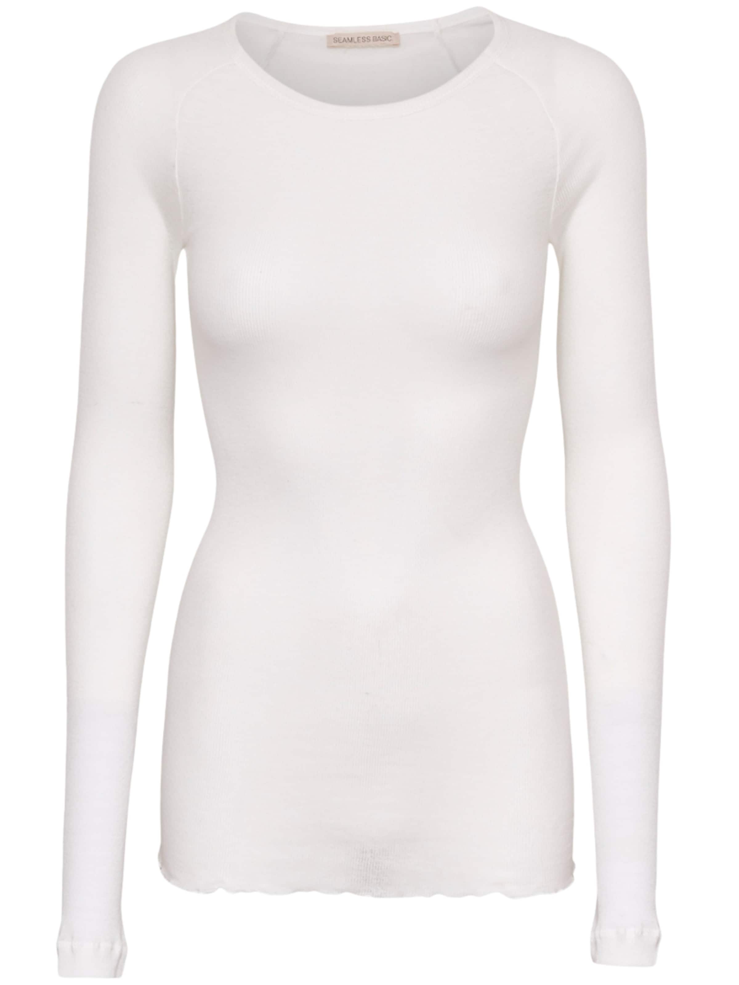 Seamless Basic Shirts 'Elvira' i hvid: forside