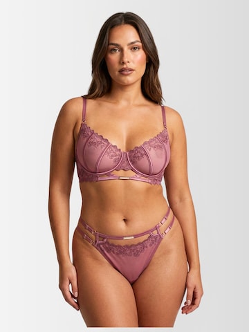 DOUVOS CONTOUR Balconette BH 'BESTICKTER BH' in Roze