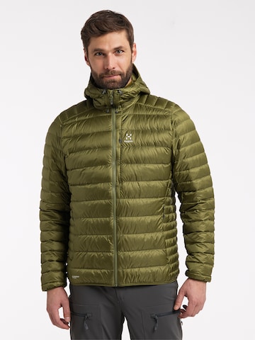 Haglöfs Outdoor jacket 'Roc Down' in Green: front