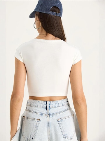 Bianco Lucci T-Shirt in Weiß