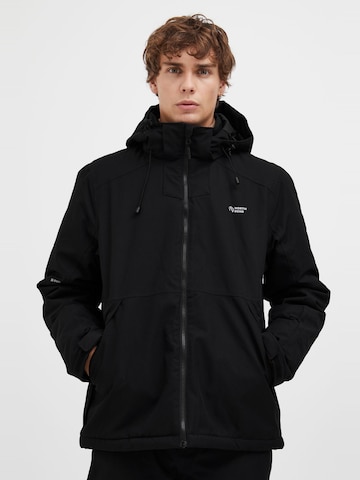 North Bend Skijacke 'Octa' in Schwarz