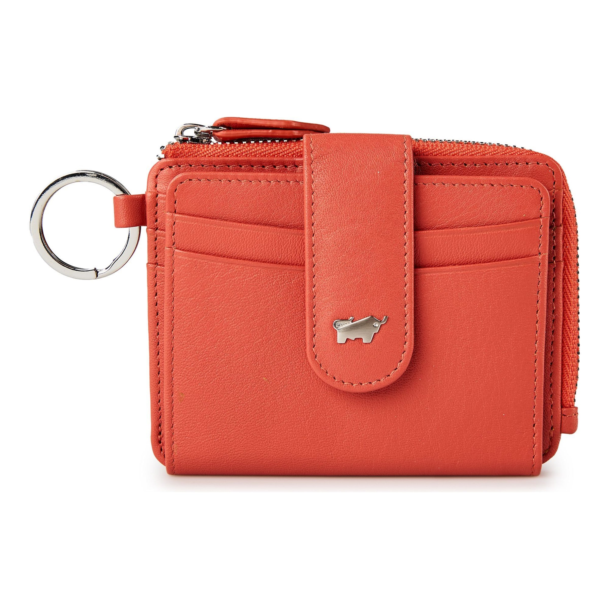 Portamonete 'Joy' di Braun Büffel in arancione: frontale