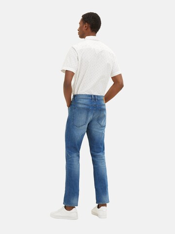 Coupe slim Jean 'Josh' TOM TAILOR en bleu