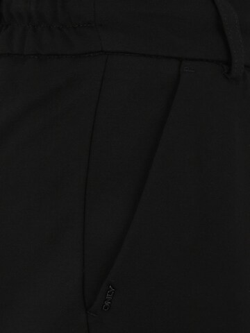 Only Petite - Slimfit Pantalón plisado 'POPTRASH' en negro