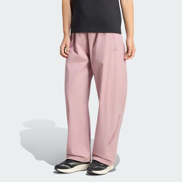 Loosefit Pantalon de sport 'Z.N.E.' ADIDAS SPORTSWEAR en violet : devant