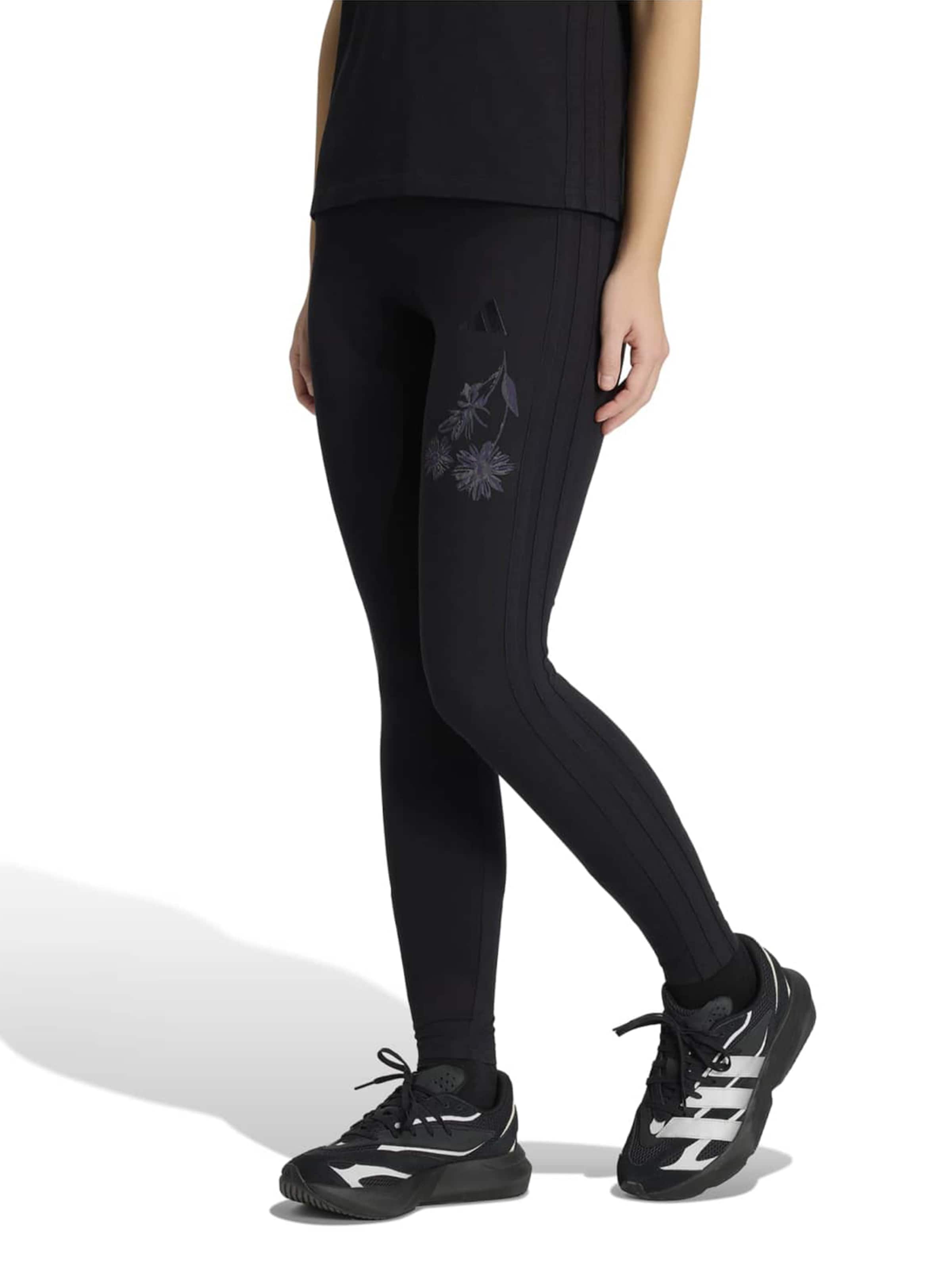 ADIDAS SPORTSWEAR Skinny Fit Спортен панталон в черно: отпред