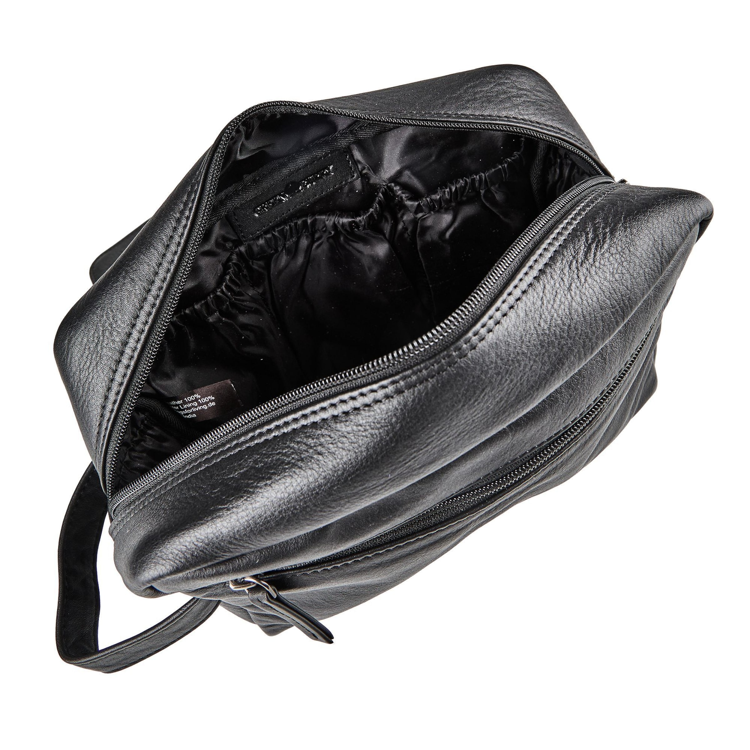 GREENBURRY Kulturtasche in Schwarz