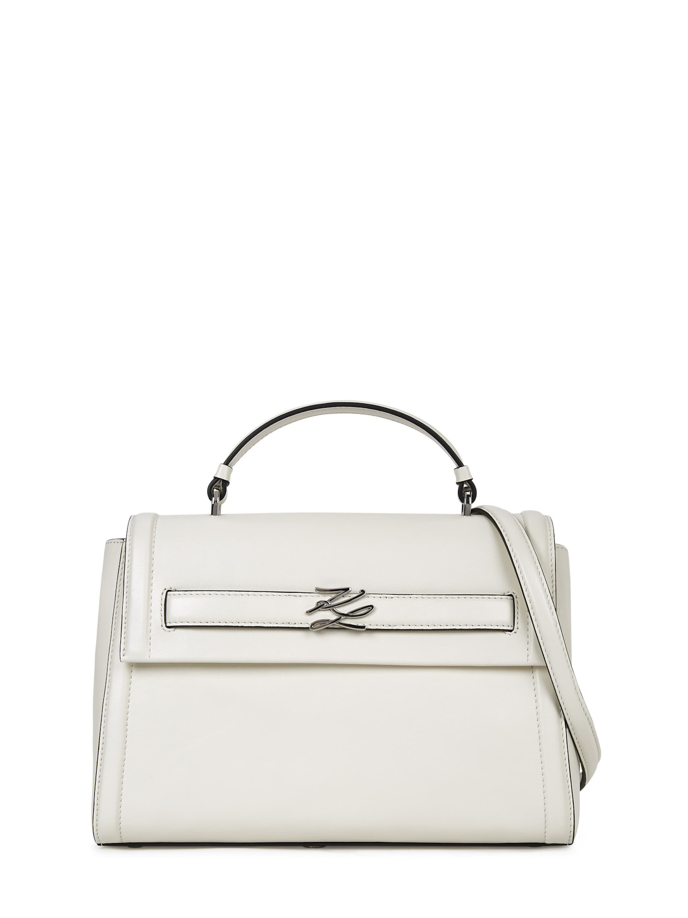 Karl Lagerfeld Kabelka 'Autograph' – bílá: přední strana