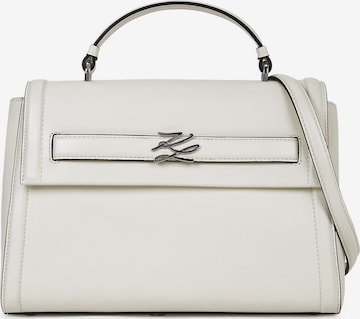 Karl Lagerfeld Käsilaukku 'Autograph' värissä valkoinen: etupuoli