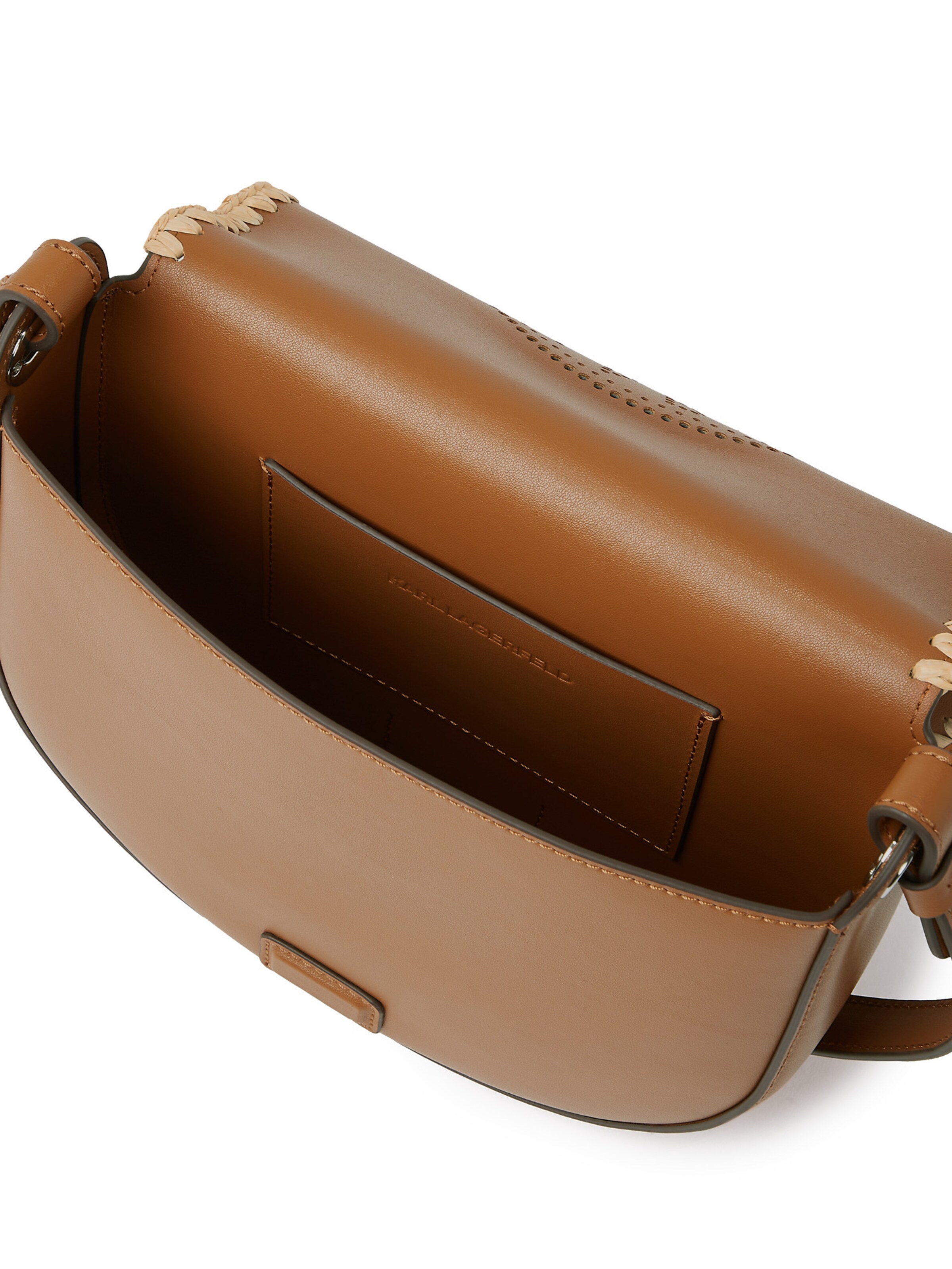 Karl Lagerfeld Torba za čez ramo | rjava barva