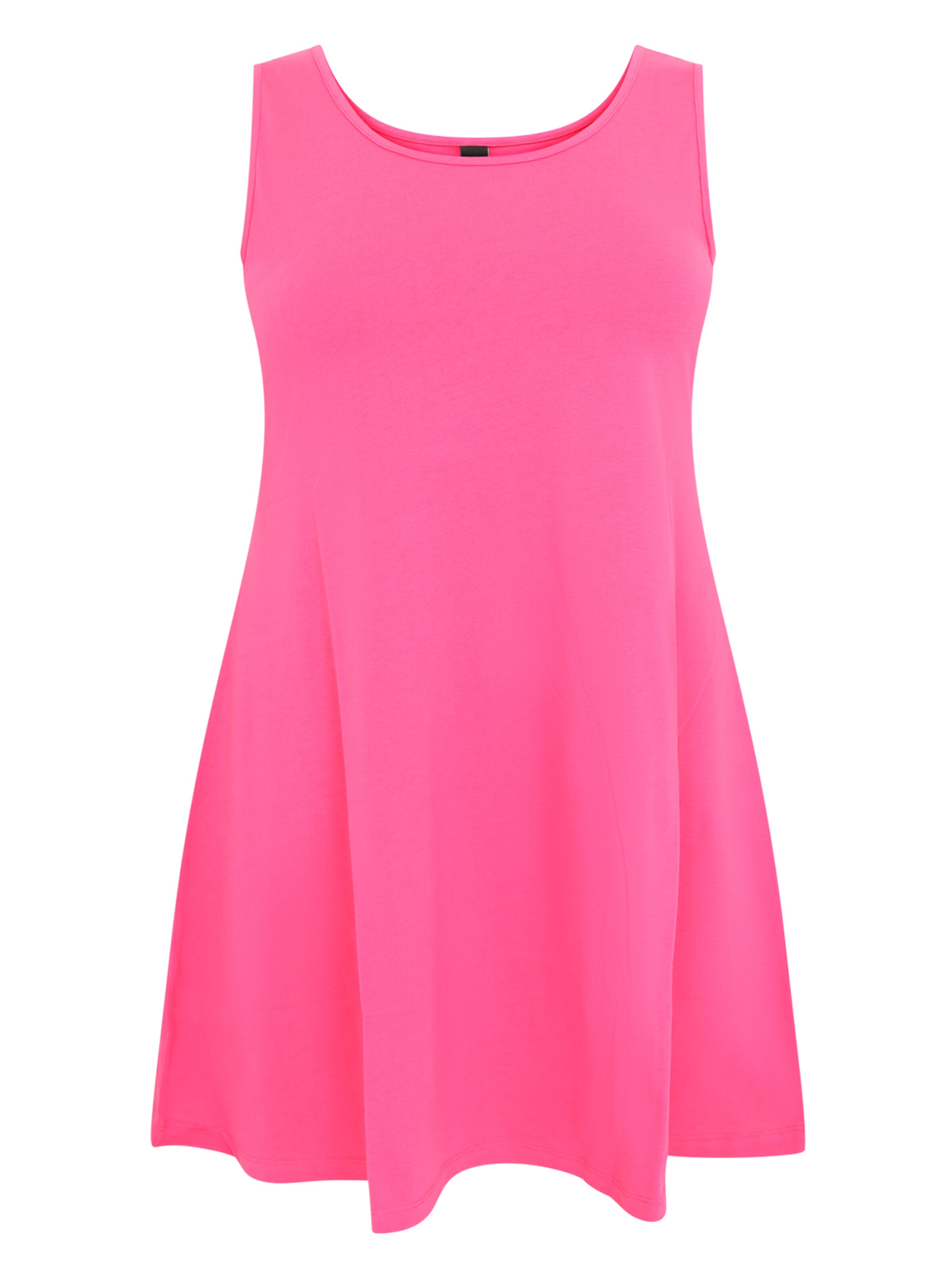 YOEK Top ' COTTON ' in Pink: front
