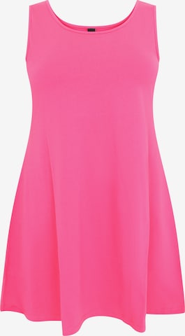 Yoek Top ' COTTON ' in Pink: front