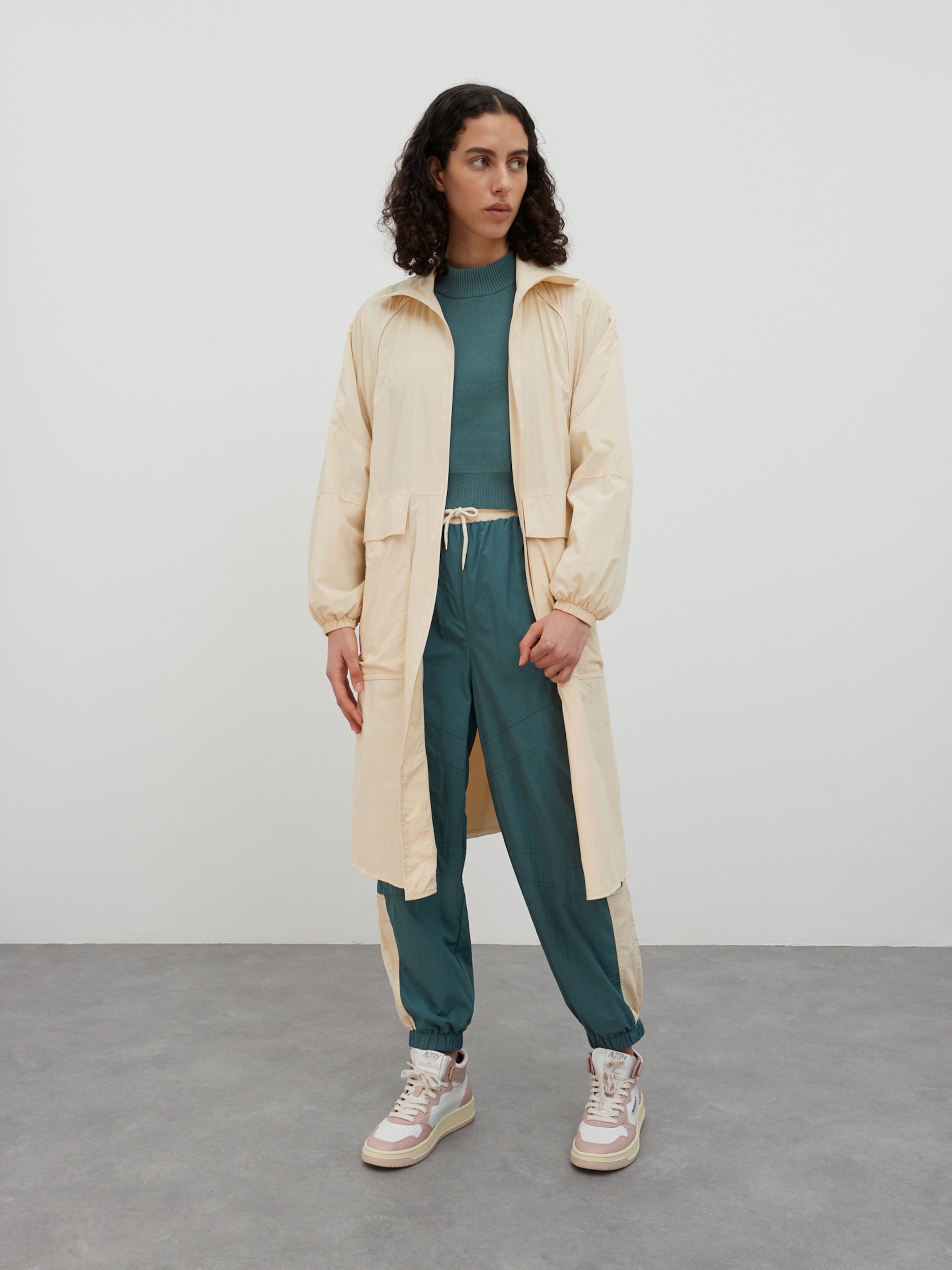 EDITED Produits Manteau mi-saison 'Lorry' crème