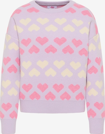 MYMO Svetr 'Blonda' – fialová: přední strana