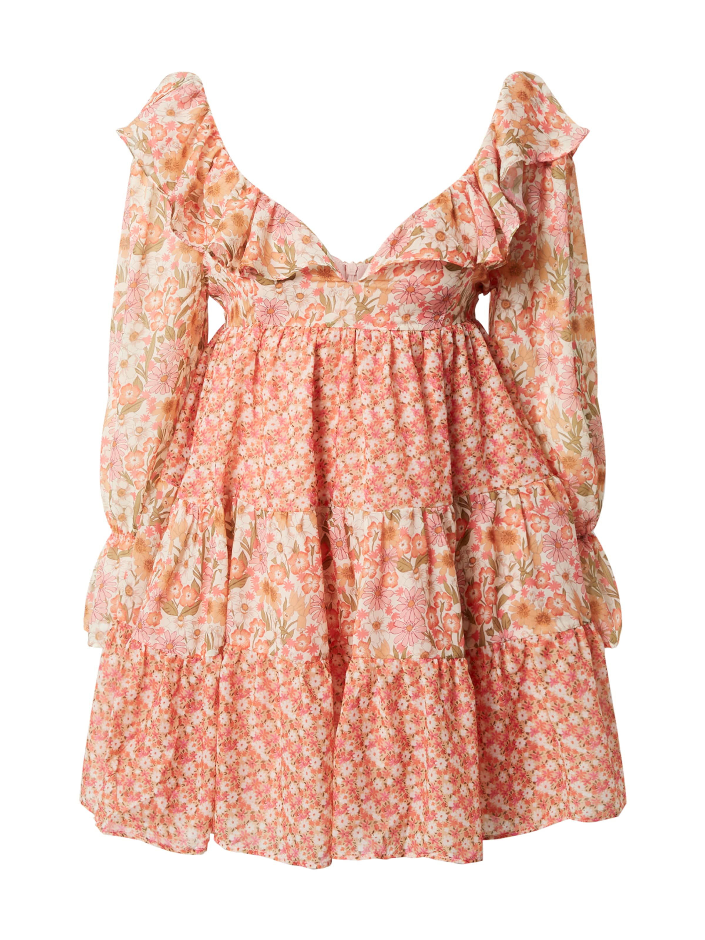 GLAMOROUS Šaty – mix barev: přední strana