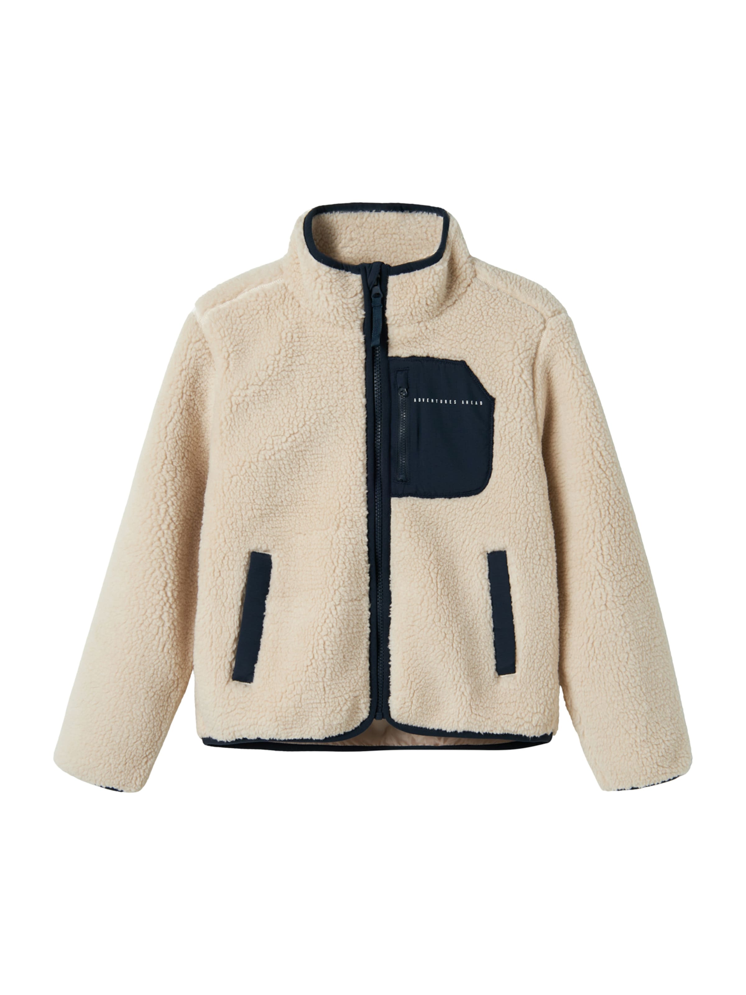 NAME IT Fleecetakki 'NKNMattia' värissä beige: etupuoli