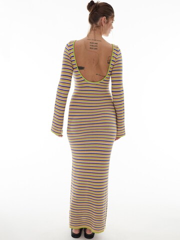 ABOUT YOU x Laura Giurcanu Knit dress 'Bianca' in Mixed colours