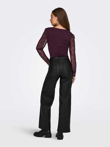 Shirtbody 'ONLSia' ONLY en rouge