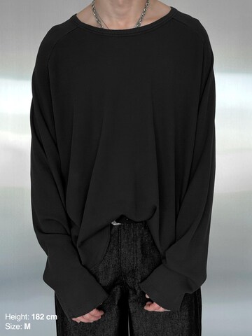ENRAGE - Camiseta talla grande 'THERMAL' en negro