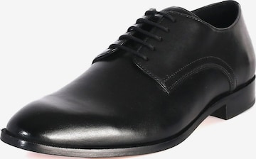 Scarpa stringata di Gordon & Bros in nero: frontale