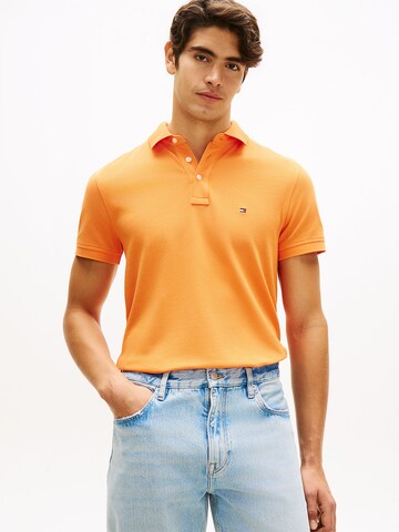 TOMMY HILFIGER Shirt 'CORE 1985 SLIM POLO' in Orange: front
