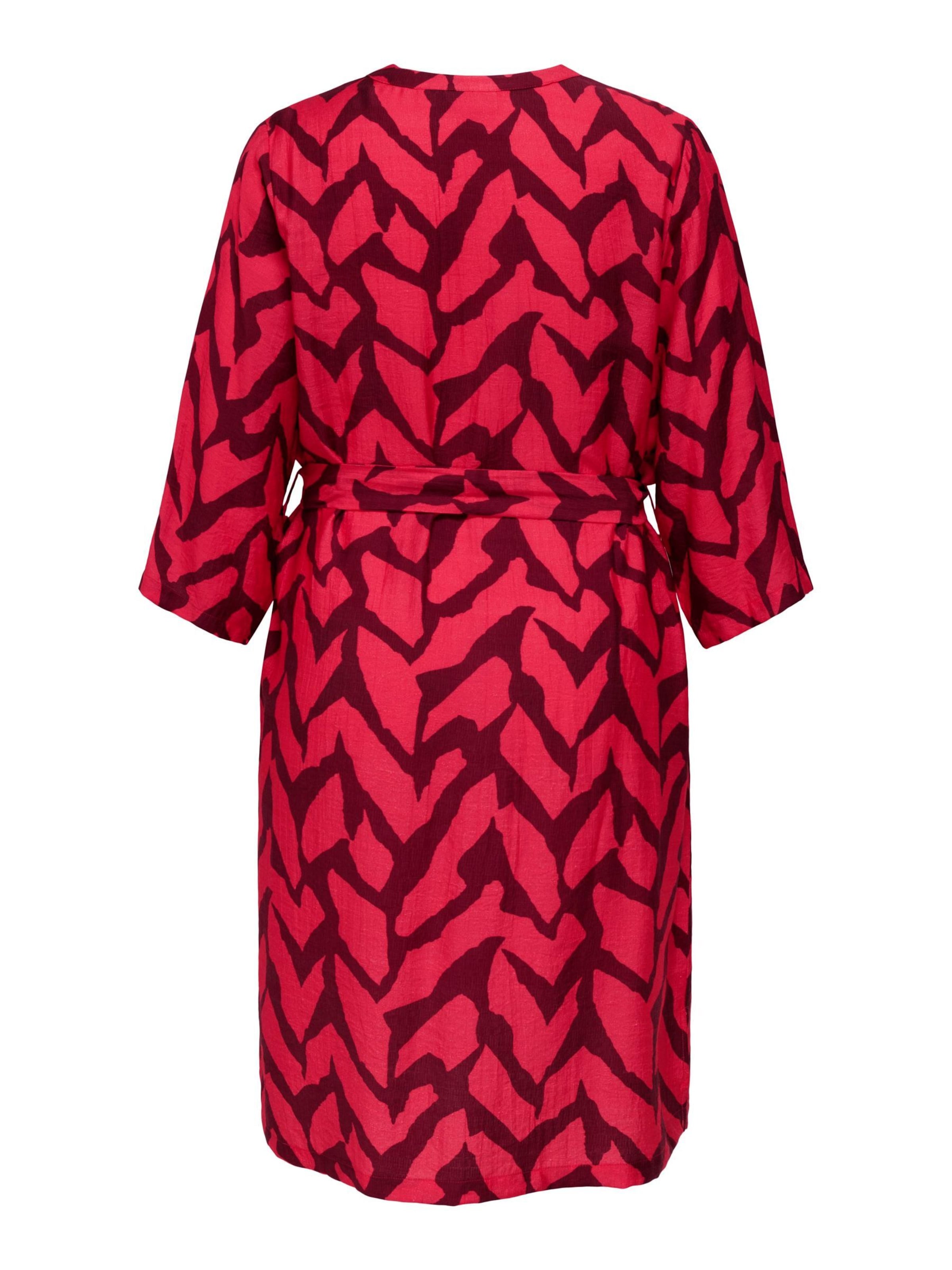 ONLY Carmakoma Jurk 'CARBeriet' in Rood