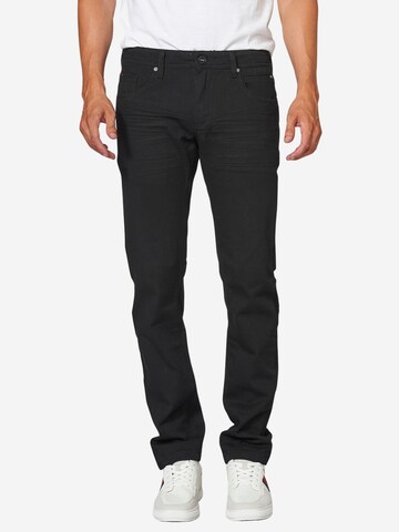 KOROSHI Regular Jeans in Black: front