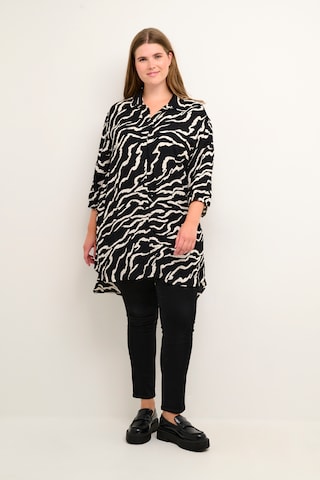 KAFFE CURVE Blouse 'Sonna' in Black