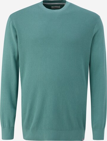 s.Oliver Men Big Sizes Sweater in Green: front