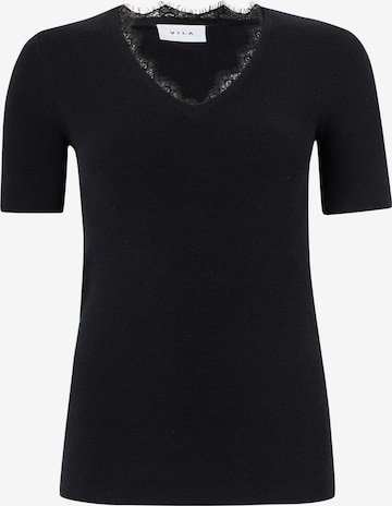 VILA - Jersey 'VIAMARIA' en negro: frente