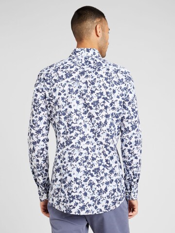 BOSS Regular fit Button Up Shirt 'HANK' in Blue