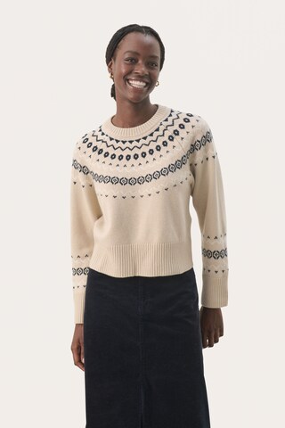 Pull-over 'Laney' Part Two en beige : devant