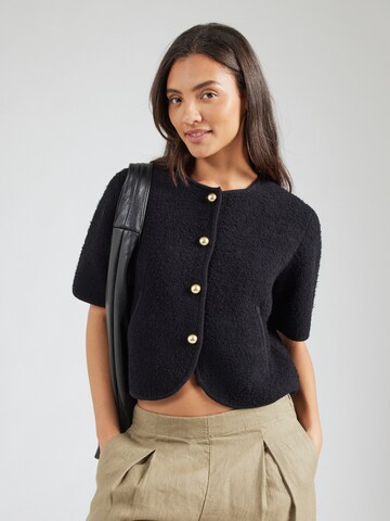 & Other Stories Knit cardigan in Black: front