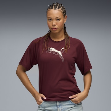 T-shirt 'Evostripe' PUMA en rouge : devant