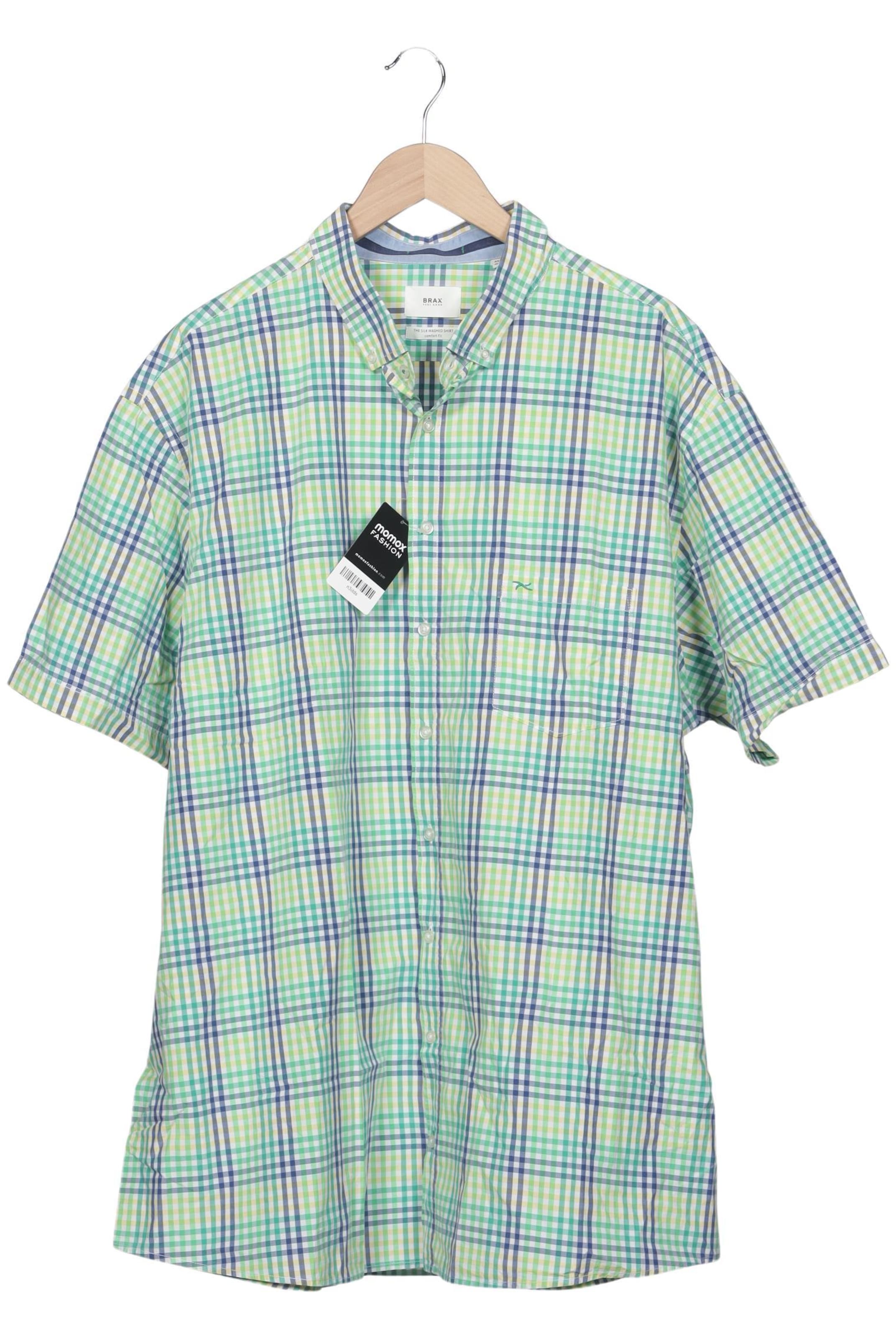 BRAX Hemd 4XL in Grün: Vorderseite